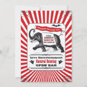 ステームパンクサーカスハローウィンパーティ招待状 招待状 (裏面)
