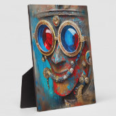 ステームパンクザティンマンポートレート フォトプラーク (側面)