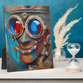 ステームパンクザティンマンポートレート フォトプラーク