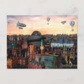 ステームパンクシティ建物 ポストカード (正面)