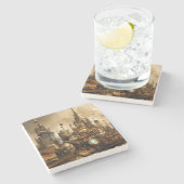 ステームパンクシティ ストーンコースター (横)