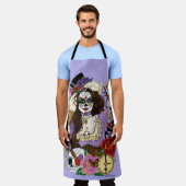 ステームパンクシュガースカル エプロン (着用した状態)