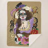 ステームパンクシュガースカル シェルパブランケット (正面)