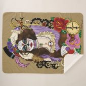 ステームパンクシュガースカル シェルパブランケット (正面(横))