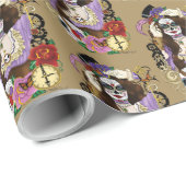 ステームパンクシュガースカル ラッピングペーパー (ロールコーナー)