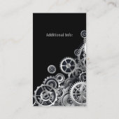 ステームパンクシルバーギア2 名刺 (裏面)