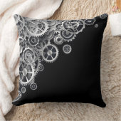 ステームパンクシルバーギア クッション (ブランケット)