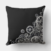 ステームパンクシルバーギア クッション (裏面)