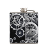 ステームパンクシルバーギア フラスク (裏面)