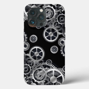 ステームパンクシルバーギア iPhone 13 PROケース