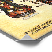 ステームパンクジャイロナビ履物プリント ポスター (角)