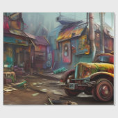 ステームパンクジャンクヤード ラッピングペーパー (フラット)