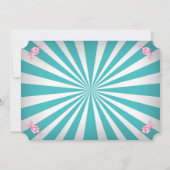 ステームパンクスカルバーストベビーシャワー招待状 招待状 (裏面)