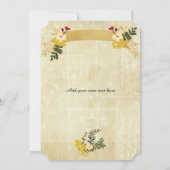 ステームパンクスカルヴィンテージハロウィーン招待状 招待状 (裏面)