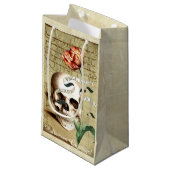 ステームパンクスカル書フローラハロウィーン抱き枕 スモールペーパーバッグ (正面アングル)