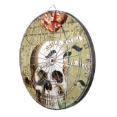 ステームパンクスカル書フローラハロウィーン ダーツボード (正面右)