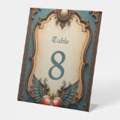 ステームパンクスタイルで永遠の愛、超現実的な優雅さ 台座サイン (正面)