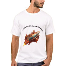 ステームパンクスタイルレトロムーンロケット