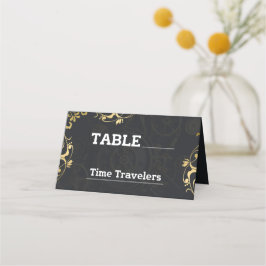 ステームパンクストラビガンザヴィンテージ結婚Clockwork's プレイスカード