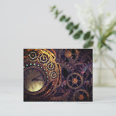 ステームパンクタイムクロックギア ポストカード (スタンド正面)