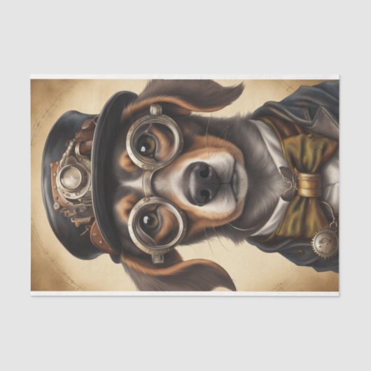 ステームパンクダッシュンドデクページ紙 薄葉紙 (正面)