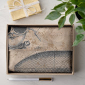 ステームパンクデコページ紙 薄葉紙 (ギフト)