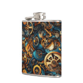 ステームパンクデザイン フラスク (左)