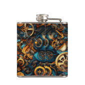 ステームパンクデザイン フラスク (裏面)