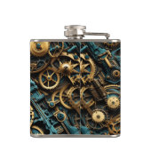 ステームパンクデザイン フラスク (裏面)