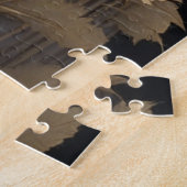 ステームパンクドア（花あり） ジグソーパズル (側面)