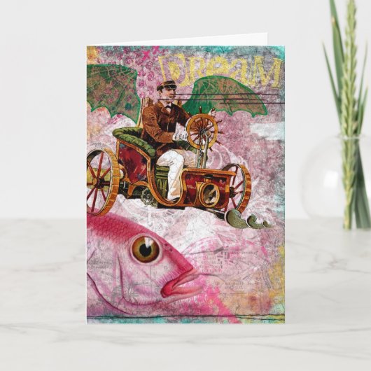ステームパンクドリーム誕生日 カード (正面)