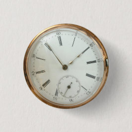 ステームパンクノスタルジックテンパスフギットフォブウォッチ 缶バッジ