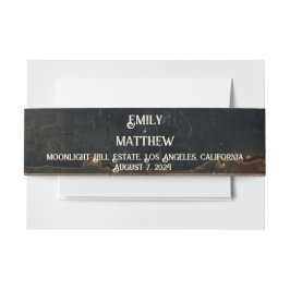 ステームパンクノワール招待状用帯 招待状ベリーバンド