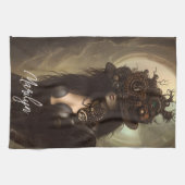ステームパンクハイドザイズアイオリジナルのアートワーク キッチンタオル (横)