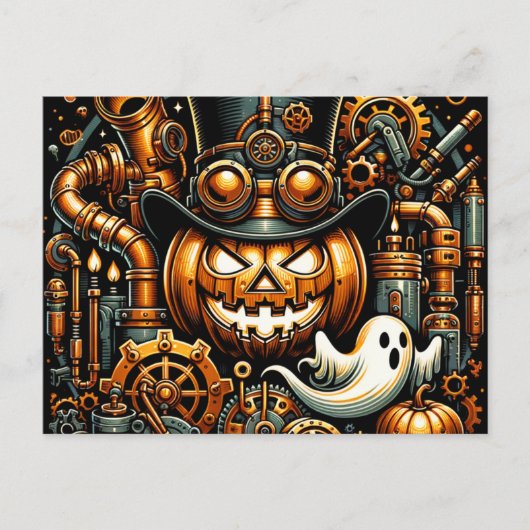 ステームパンクハロウィーン ポストカード (正面)