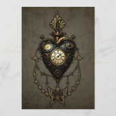 ステームパンクハート メニュー (裏面)