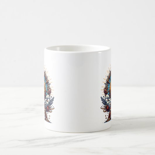 ステームパンクバスティーリデイエッフェルタワー コーヒーマグカップ (中央)