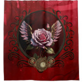 ステームパンクバラ シャワーカーテン (正面)