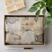 ステームパンクバルーン&ポストカードエフエメラティッシュペーパー 薄葉紙 (ギフト)