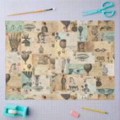 ステームパンクバルーン&ポストカードエフエメラティッシュペーパー 薄葉紙 (クラフト)