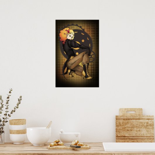 ステームパンクパイレーツプロパガンダ ポスター (キッチン)