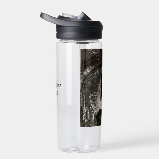 ステームパンクパーソナライズされたエンジェル落ちたー |ダークアート ウォーターボトル (右面)