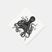 ステームパンクパーティー!タコビクトリアンクラケンシュトゥル スタンダードカクテルナプキン (角)
