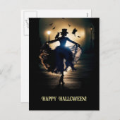 ステームパンクビクトリアハッピーハローウィンオウクルレディ シーズンポストカード (正面/裏面)