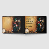 ステームパンクビクトリアンエレガンス結婚ズ ゲストブック (全面)