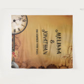 ステームパンクビクトリアンエレガンス結婚ズ タペストリー (正面(横))