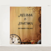 ステームパンクビクトリアンエレガンス結婚ズ タペストリー (正面)