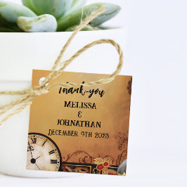 ステームパンクビクトリアンエレガンス結婚ズ フェイバータグ