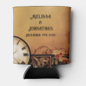 ステームパンクビクトリアンエレガンス結婚ズ 缶クーラー (正面)