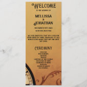 ステームパンクビクトリアンエレガンス結婚式 プログラム (正面)